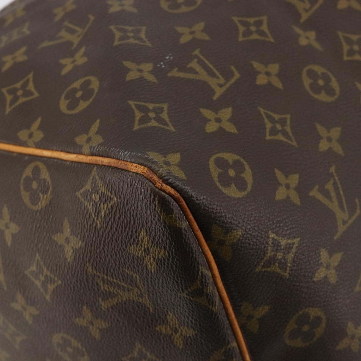 LOUIS VUITTON Monogram Keepall 60 Boston Bag M41422 LV Auth ka4728A