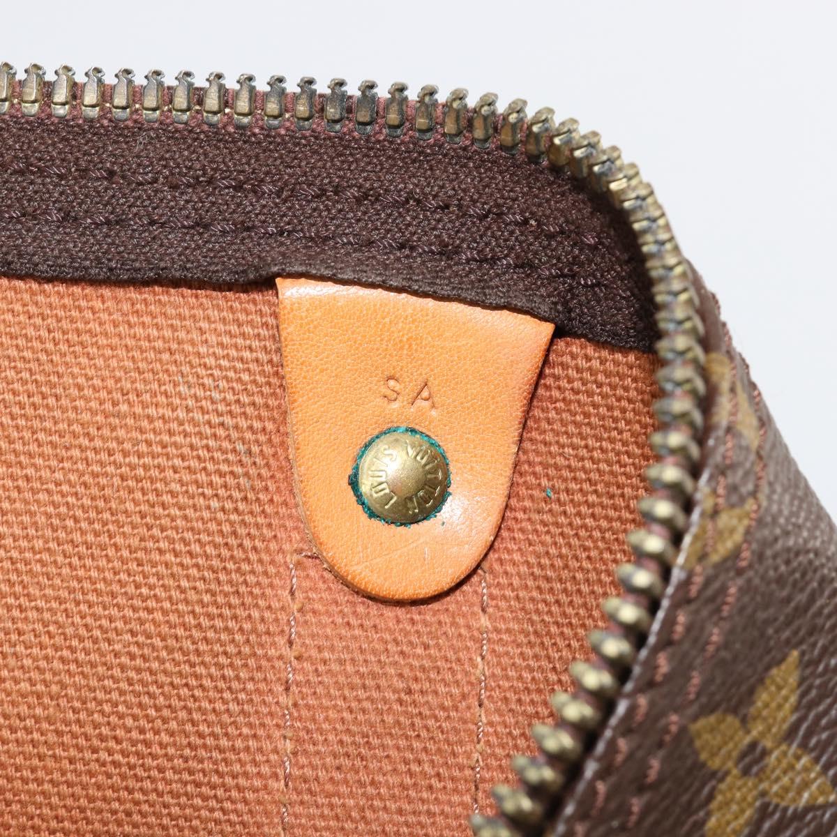 LOUIS VUITTON Monogram Keepall 60 Boston Bag M41422 LV Auth ka4728A