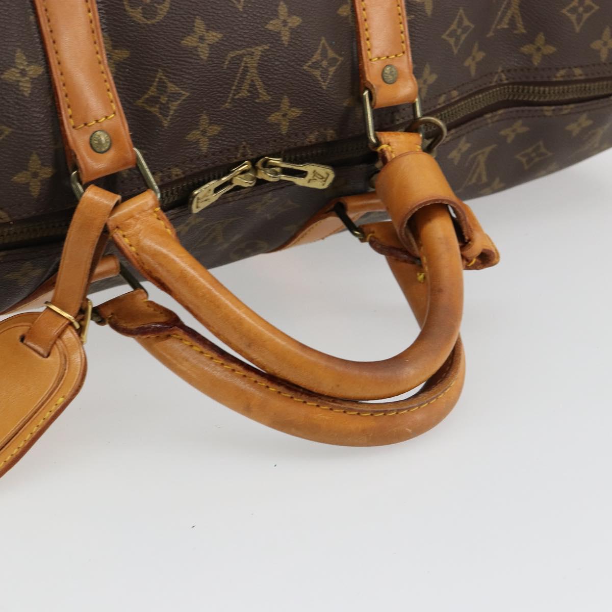 LOUIS VUITTON Monogram Keepall 60 Boston Bag M41422 LV Auth ka4728A