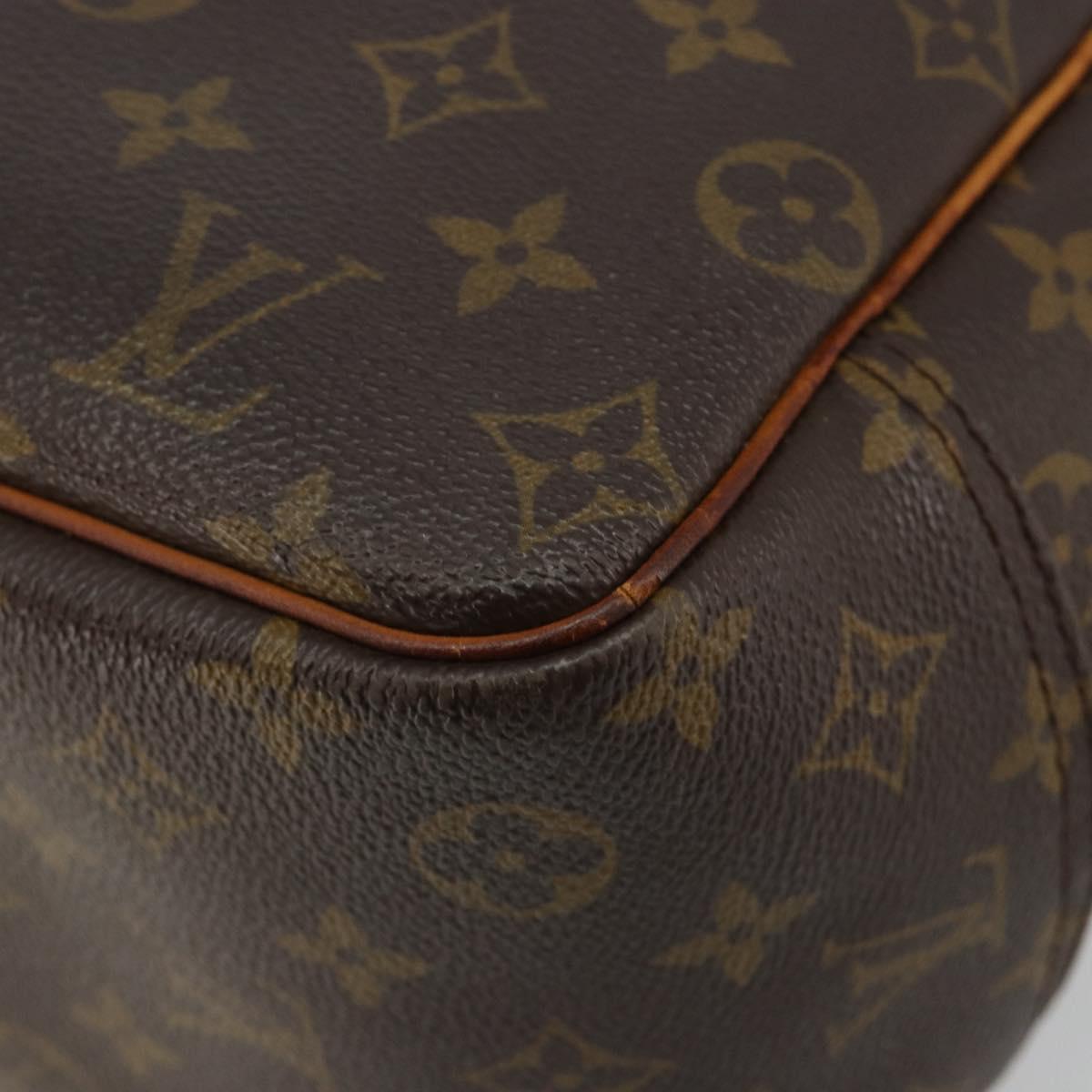 LOUIS VUITTON Monogram Deauville Hand Bag M47270 LV Auth ka4731