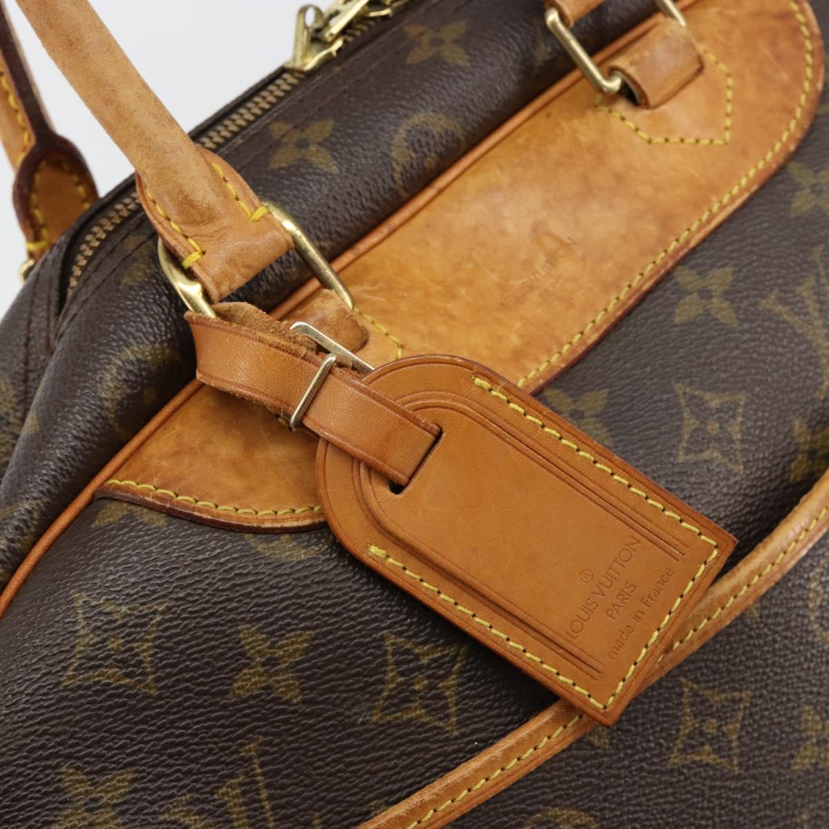 LOUIS VUITTON Monogram Deauville Hand Bag M47270 LV Auth ka4731