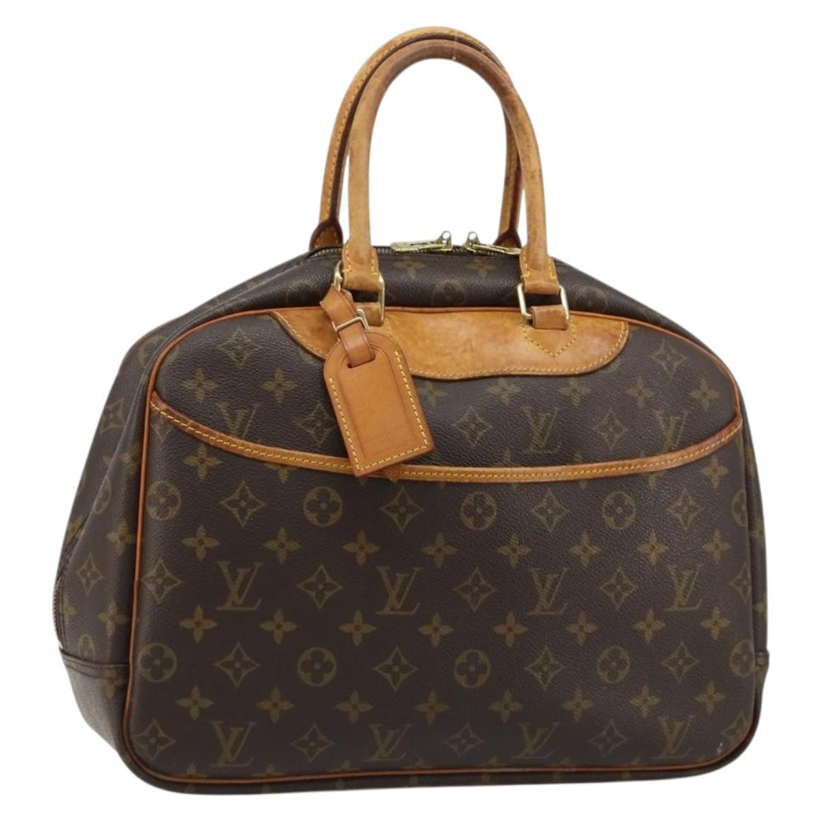 LOUIS VUITTON Monogram Deauville Hand Bag M47270 LV Auth ka4731