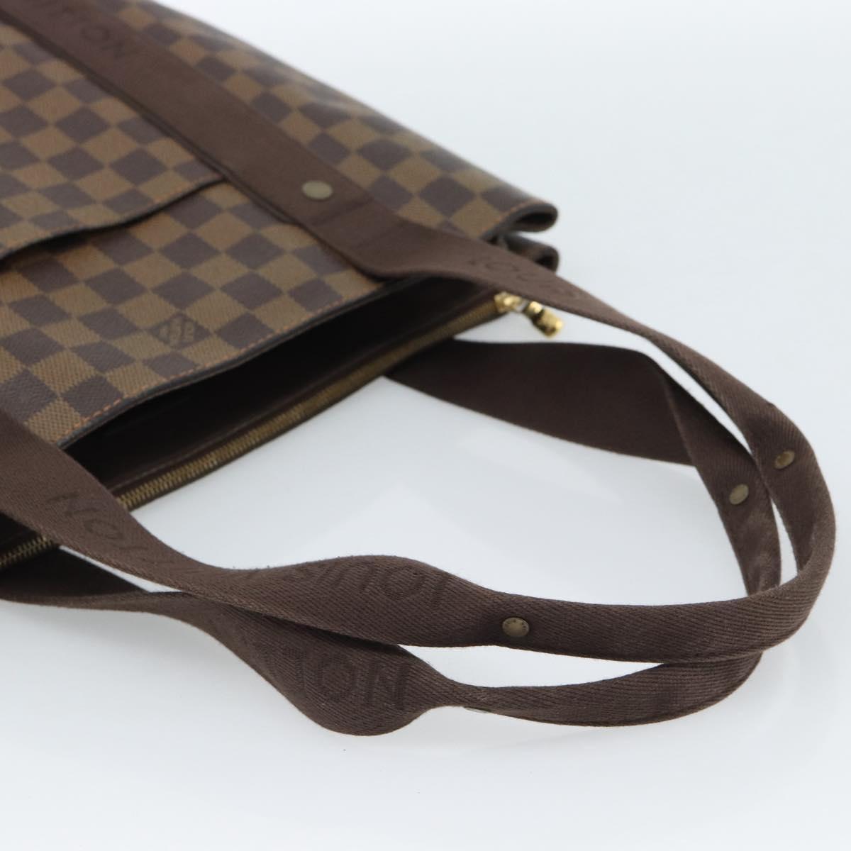 LOUIS VUITTON Damier Ebene Kababobur Tote Bag N52006 LV Auth ka4745
