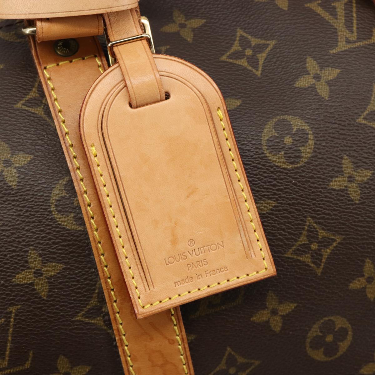 LOUIS VUITTON Monogram Keepall Bandouliere 50 Boston Bag M41416 LV Auth ka4746A