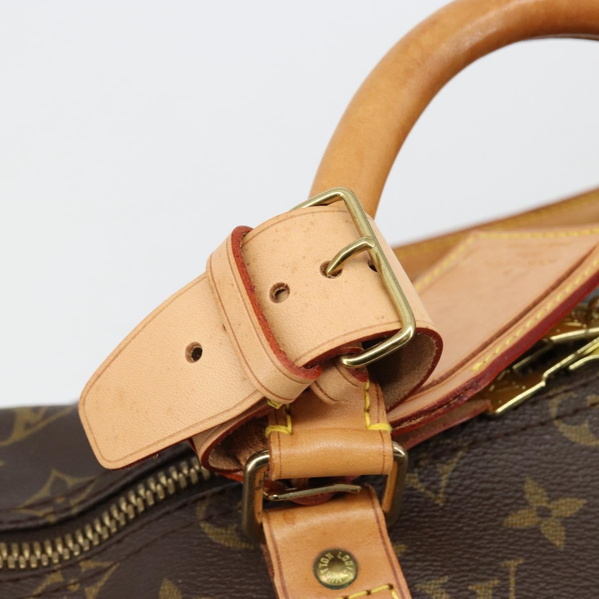 LOUIS VUITTON Monogram Keepall Bandouliere 50 Boston Bag M41416 LV Auth ka4746A