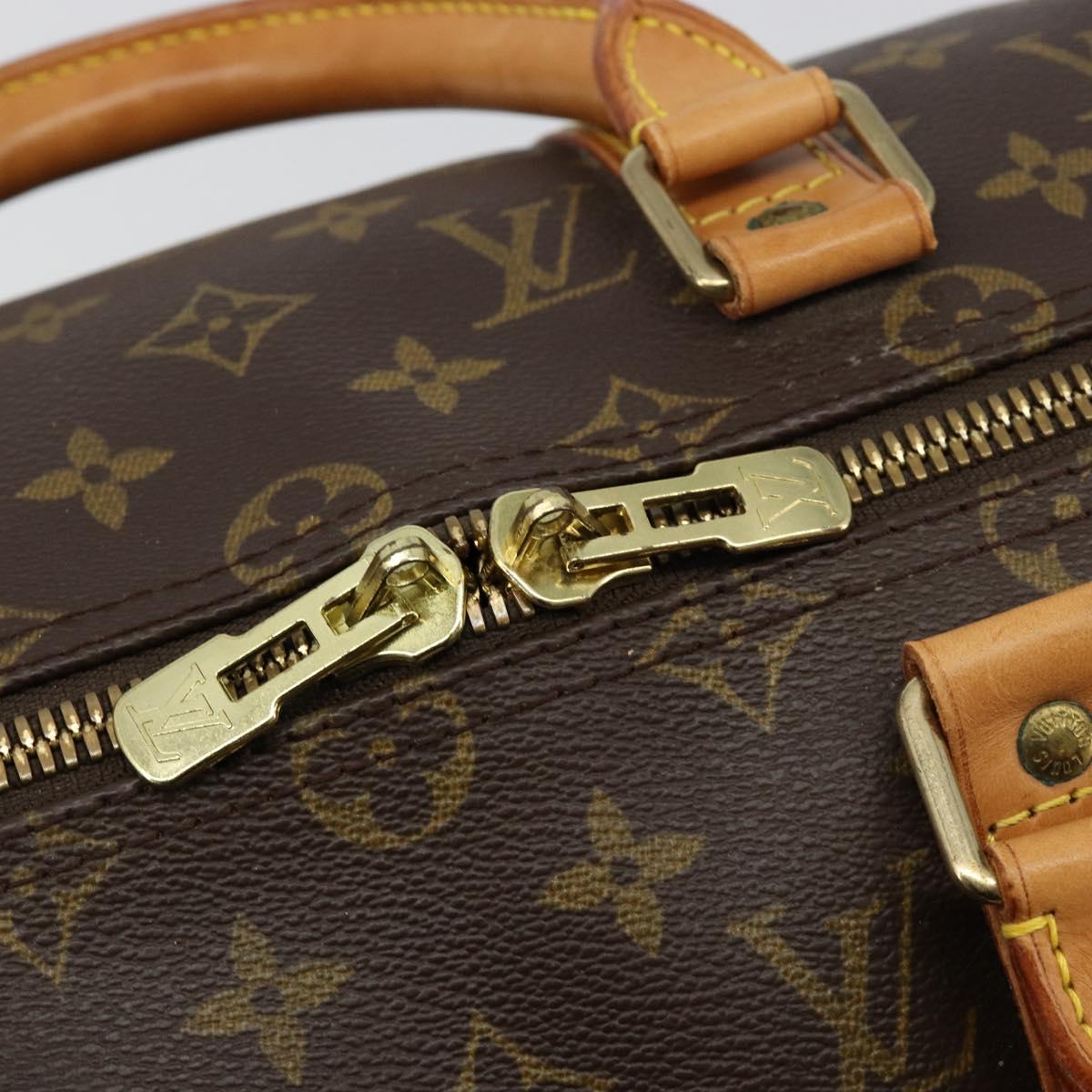 LOUIS VUITTON Monogram Keepall Bandouliere 50 Boston Bag M41416 LV Auth ka4746A