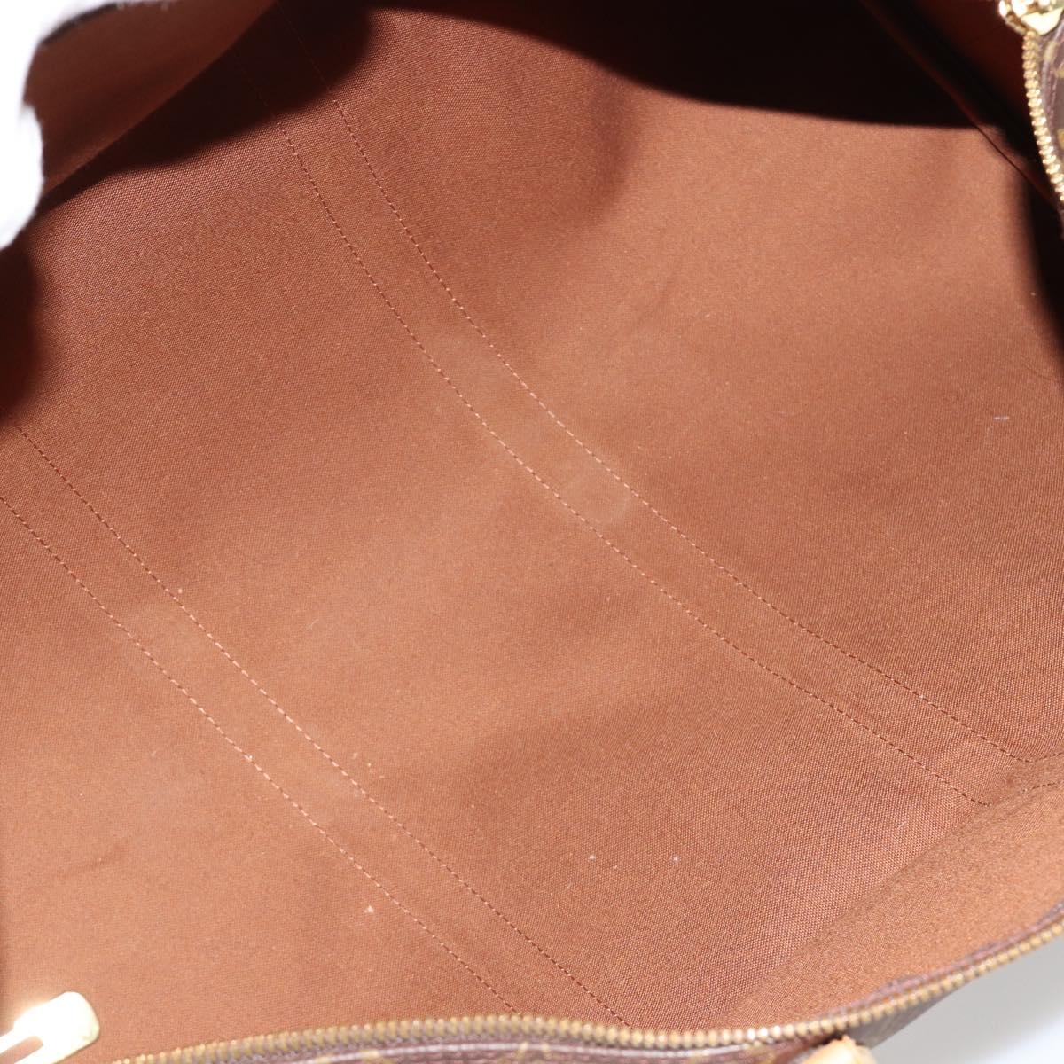 LOUIS VUITTON Monogram Keepall Bandouliere 50 Boston Bag M41416 LV Auth ka4746A