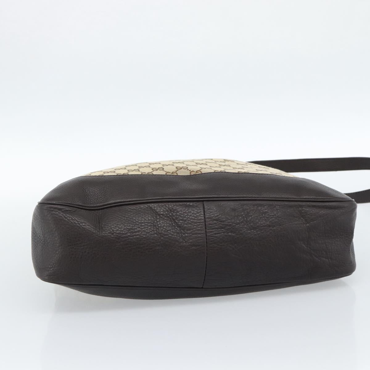 GUCCI Bamboo GG Canvas Hand Bag 2way Beige Gold 282315 Auth ka4747V