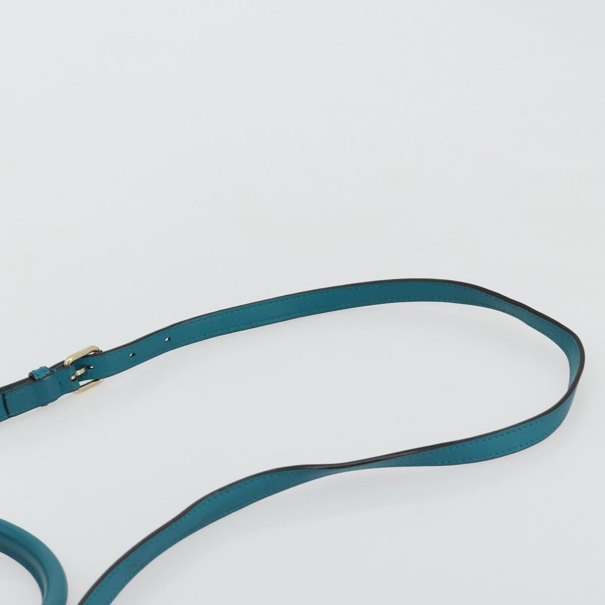 GUCCI Micro GG Guccissima Leather Outlet 2way Emerald Green 449646 Auth ka4748
