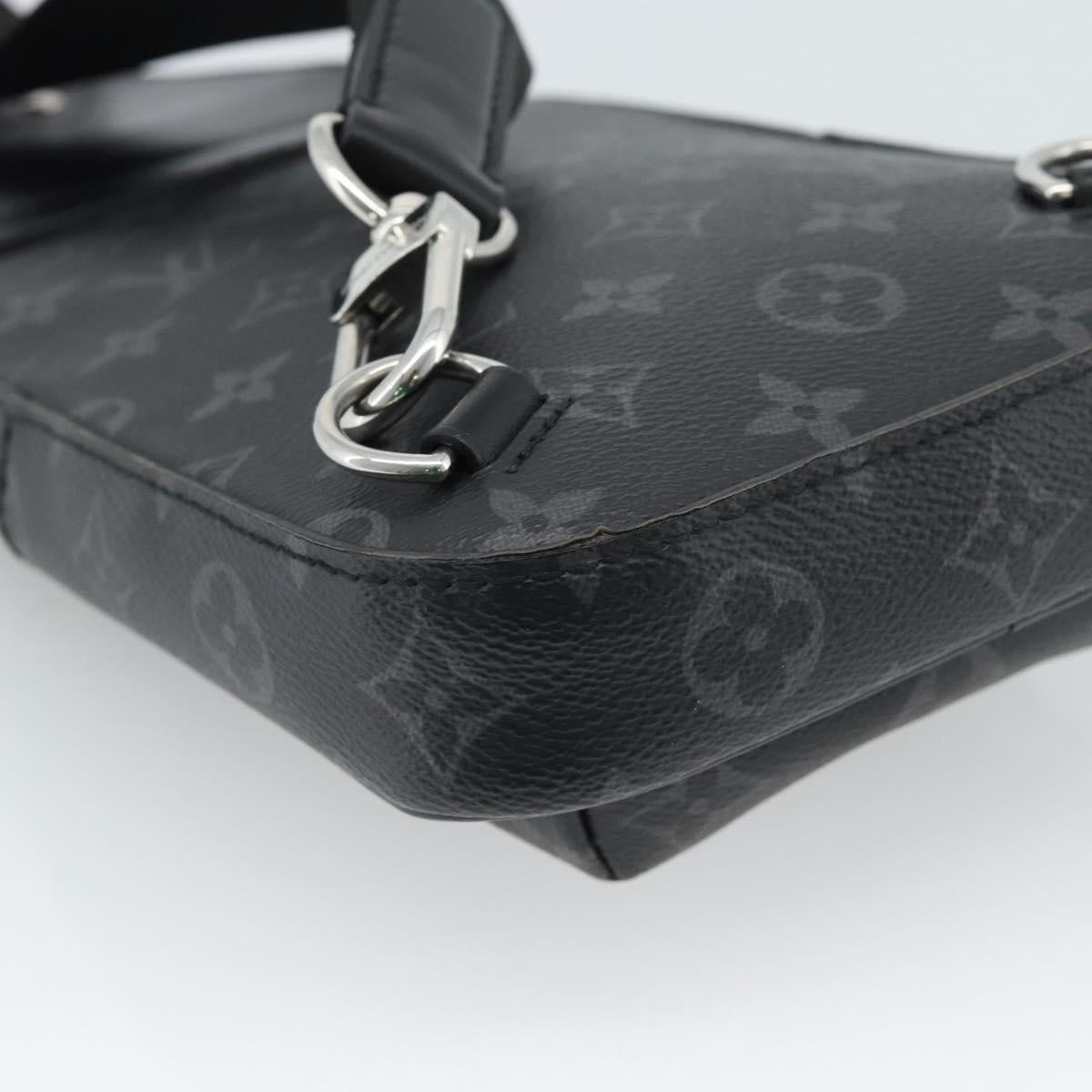 LOUIS VUITTON Monogram Eclipse Avenir Sling Bag PM Body M47137 LV Auth ka4750SAV