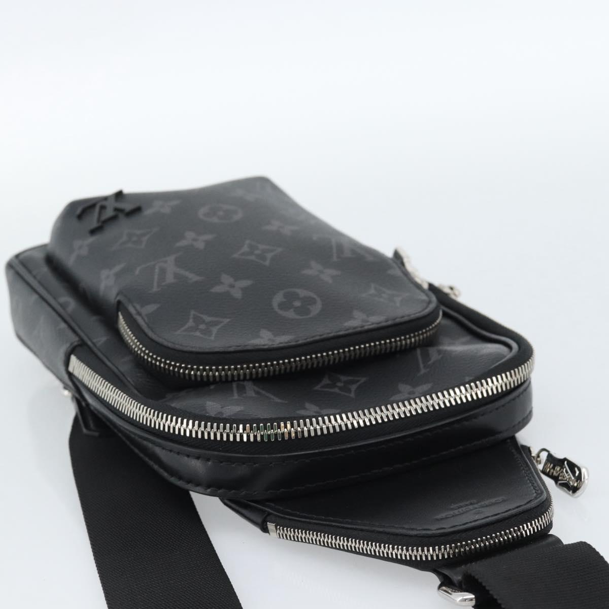 LOUIS VUITTON Monogram Eclipse Avenir Sling Bag PM Body M47137 LV Auth ka4750SAV