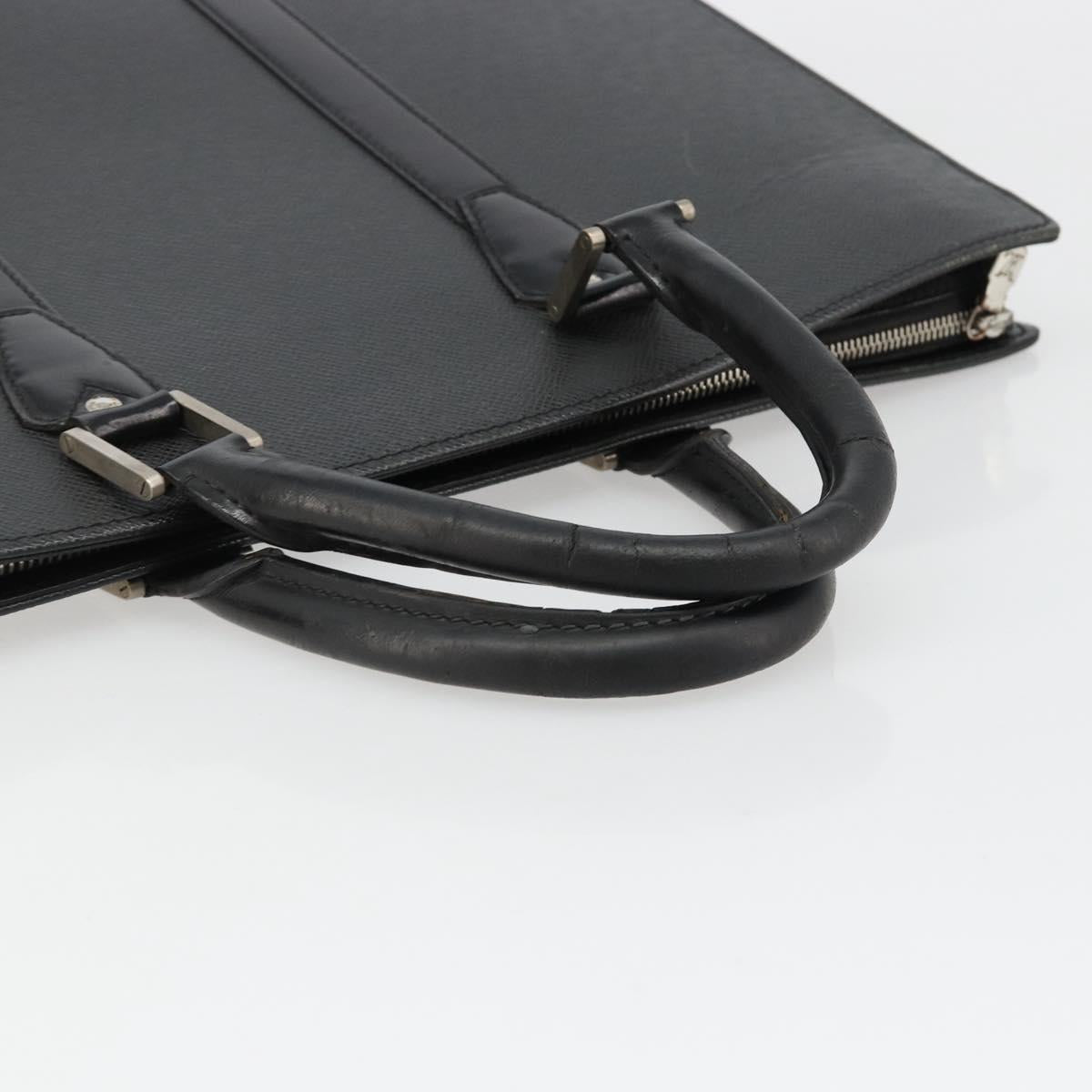 LOUIS VUITTON Taiga Porte Documents Rozan Bag Ardoise M30052 LV Auth ka4757