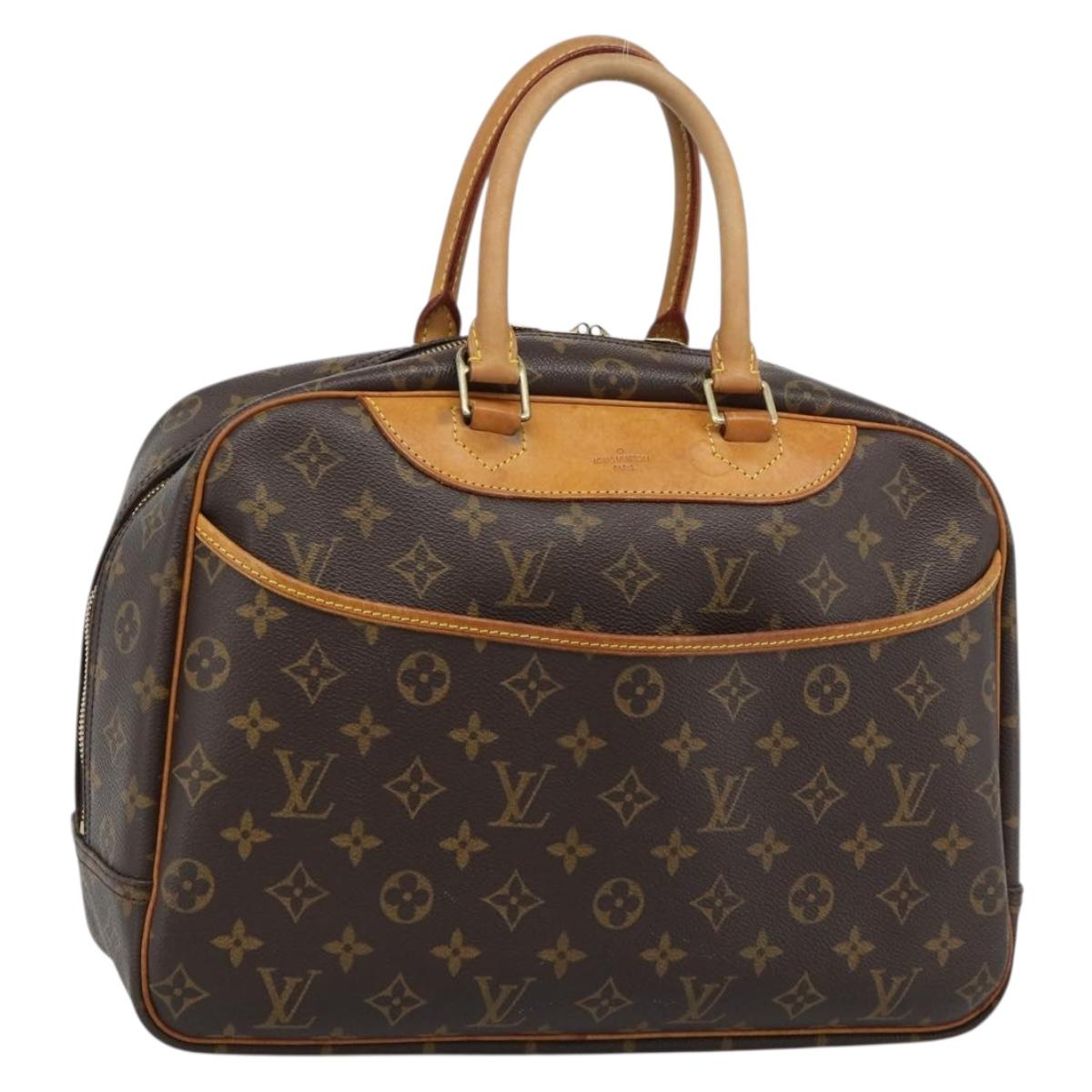 LOUIS VUITTON Monogram Deauville Hand Bag M47270 LV Auth ka4758