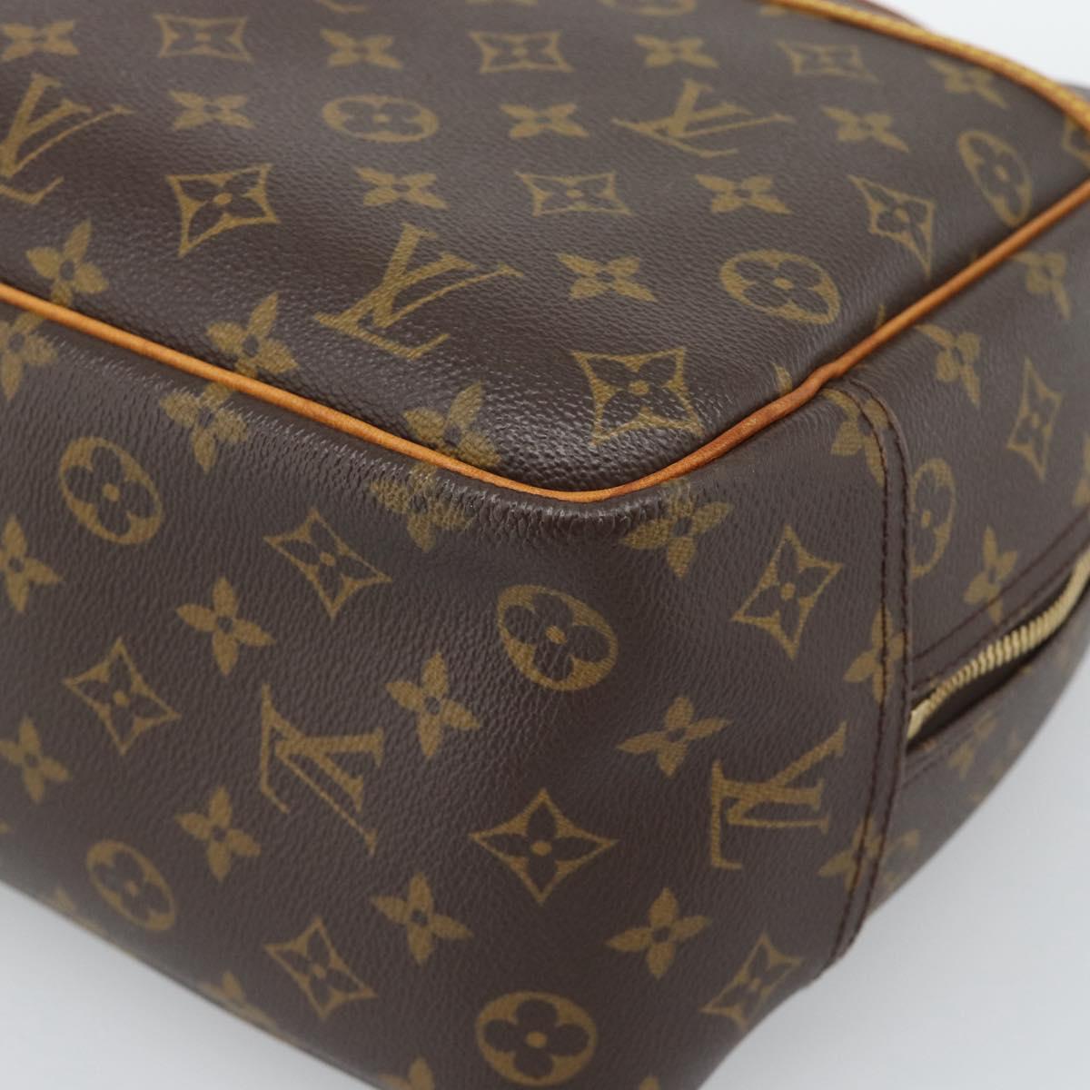 LOUIS VUITTON Monogram Deauville Hand Bag M47270 LV Auth ka4758