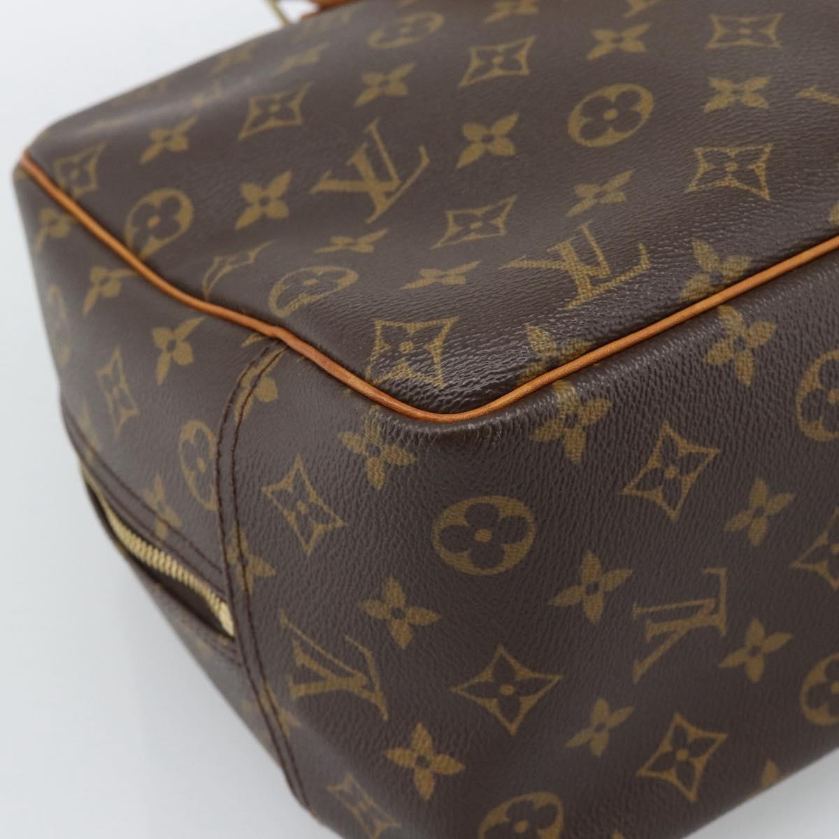 LOUIS VUITTON Monogram Deauville Hand Bag M47270 LV Auth ka4758