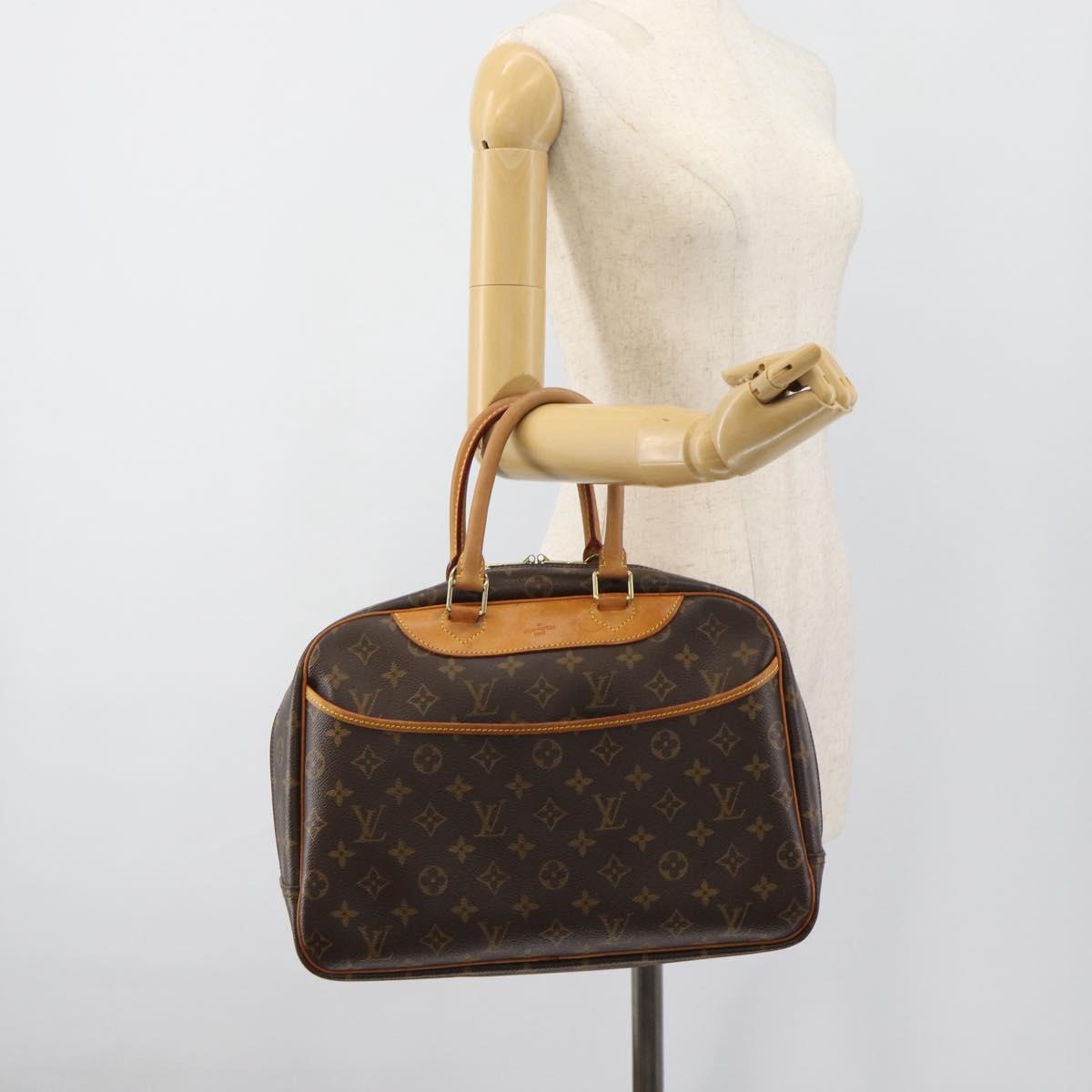 LOUIS VUITTON Monogram Deauville Hand Bag M47270 LV Auth ka4758
