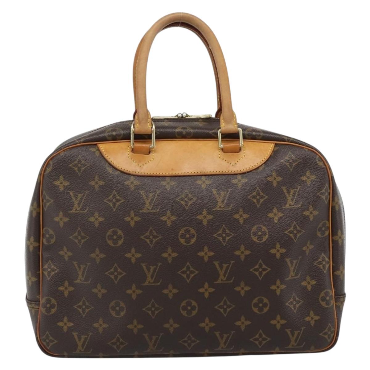 LOUIS VUITTON Monogram Deauville Hand Bag M47270 LV Auth ka4758