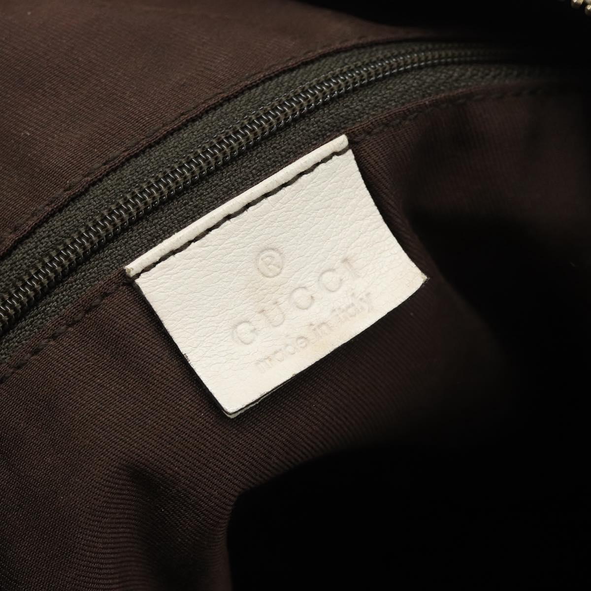 GUCCI GG Canvas Shoulder Bag Beige Gold 204940 Auth ka4762