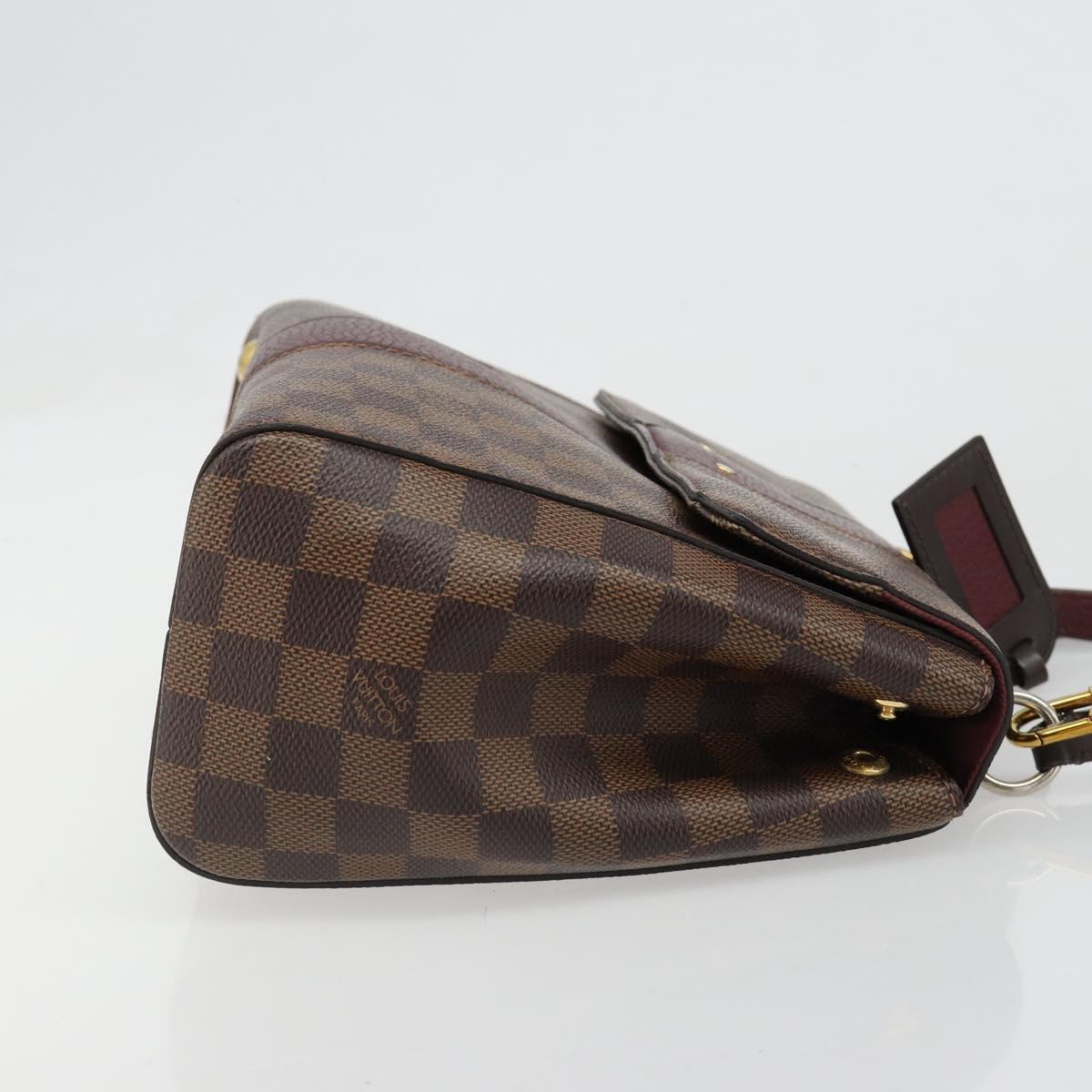 LOUIS VUITTON Damier Ebene Bond Street BB Hand Bag 2way N64416 LV Auth ka4769A