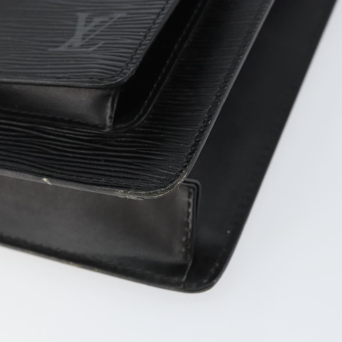 LOUIS VUITTON Epi Monceau 28 Hand Bag Black M52122 LV Auth ka477