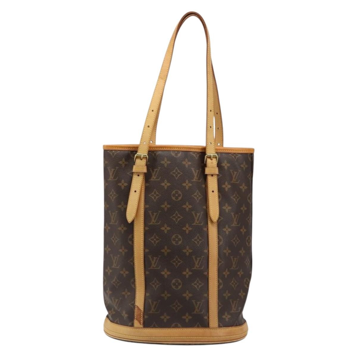 LOUIS VUITTON Monogram Bucket GM Shoulder Bag M42236 LV Auth ka4785