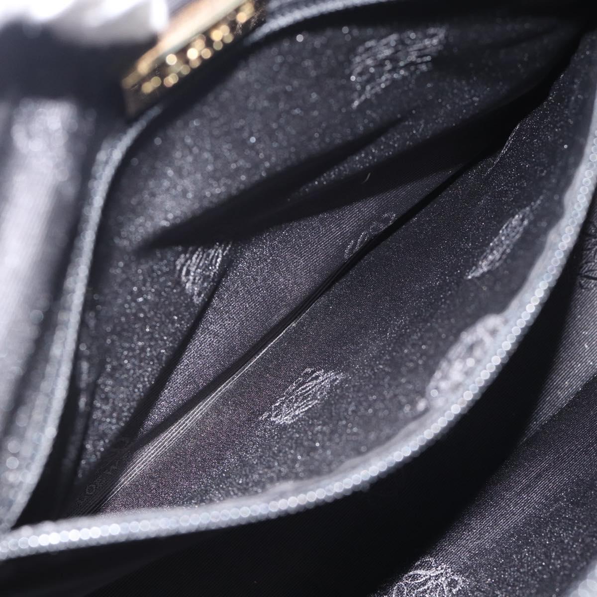 LOEWE Tote Bag Canvas Black Gold Auth ka4789