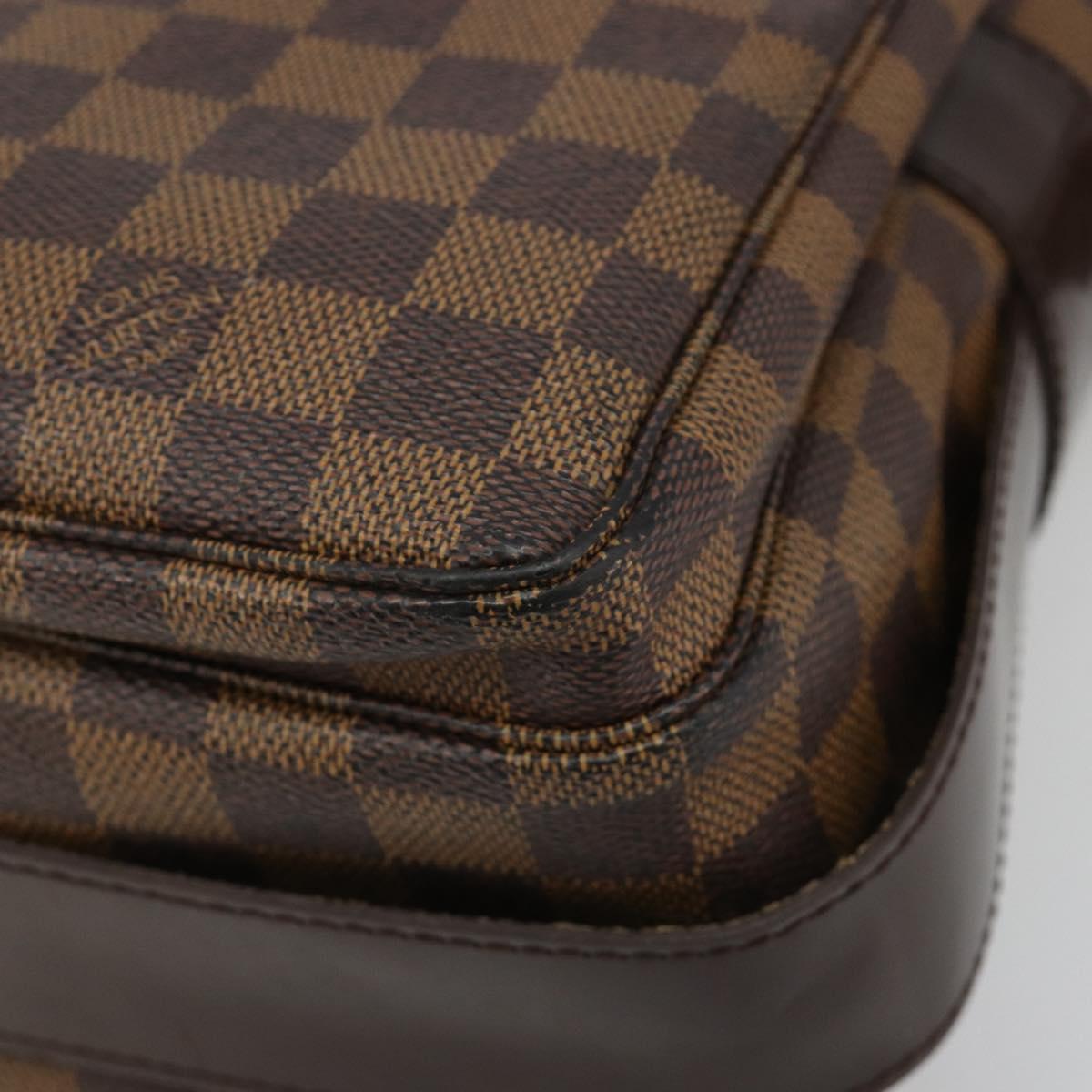 LOUIS VUITTON Damier Ebene Naviglio Shoulder Bag N45255 LV Auth ka4790
