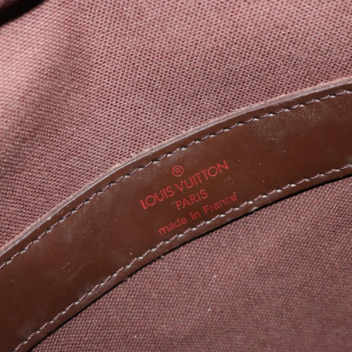 LOUIS VUITTON Damier Ebene Naviglio Shoulder Bag N45255 LV Auth ka4790