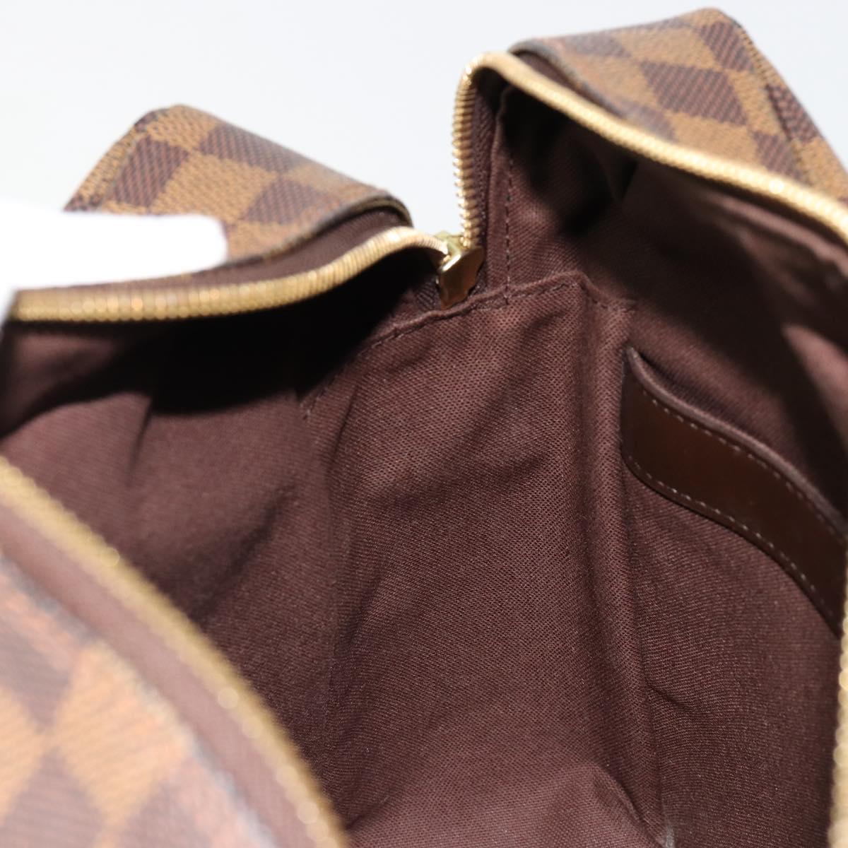 LOUIS VUITTON Damier Ebene Naviglio Shoulder Bag N45255 LV Auth ka4790