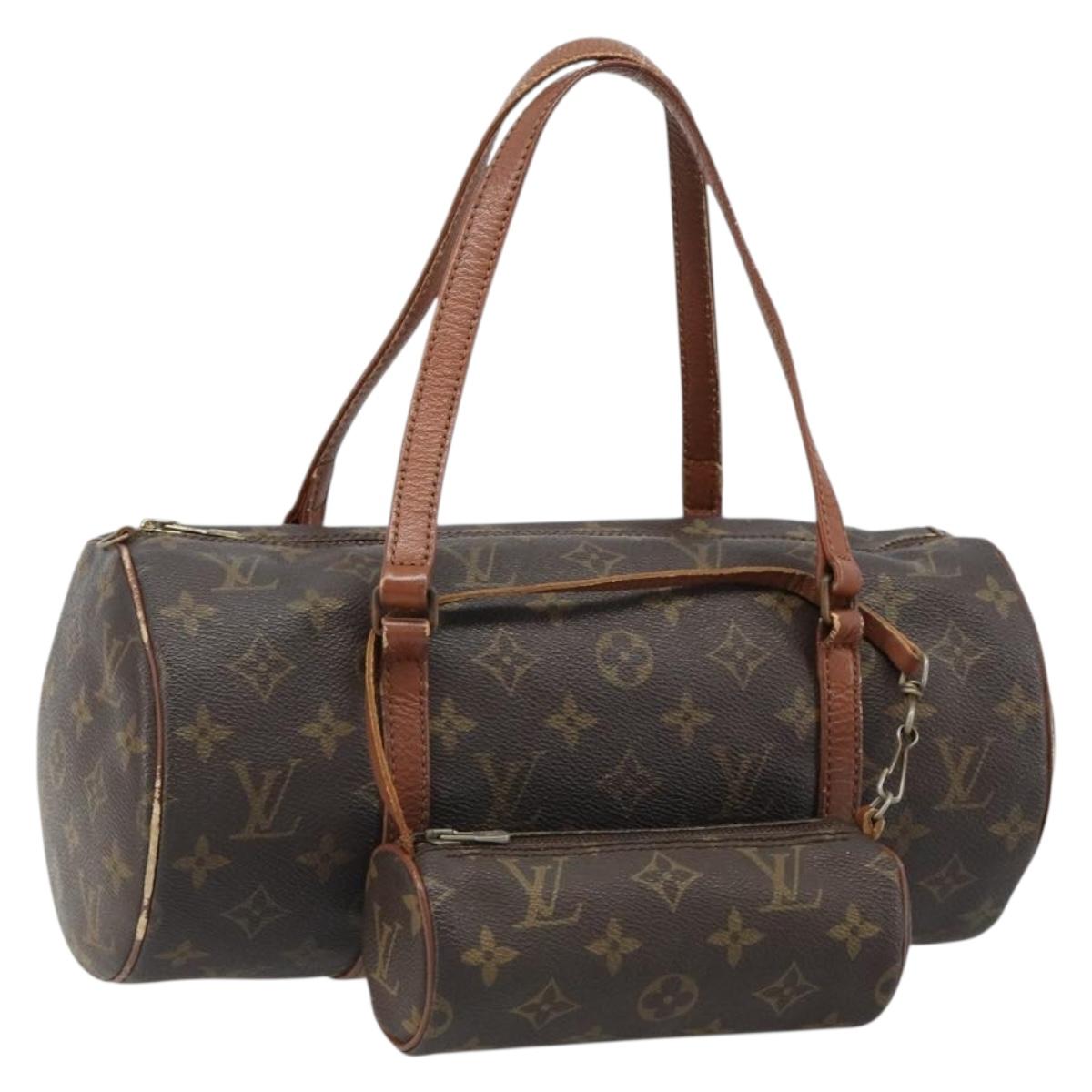 LOUIS VUITTON Monogram Papillon 30 Hand Bag M51385 LV Auth ka4796
