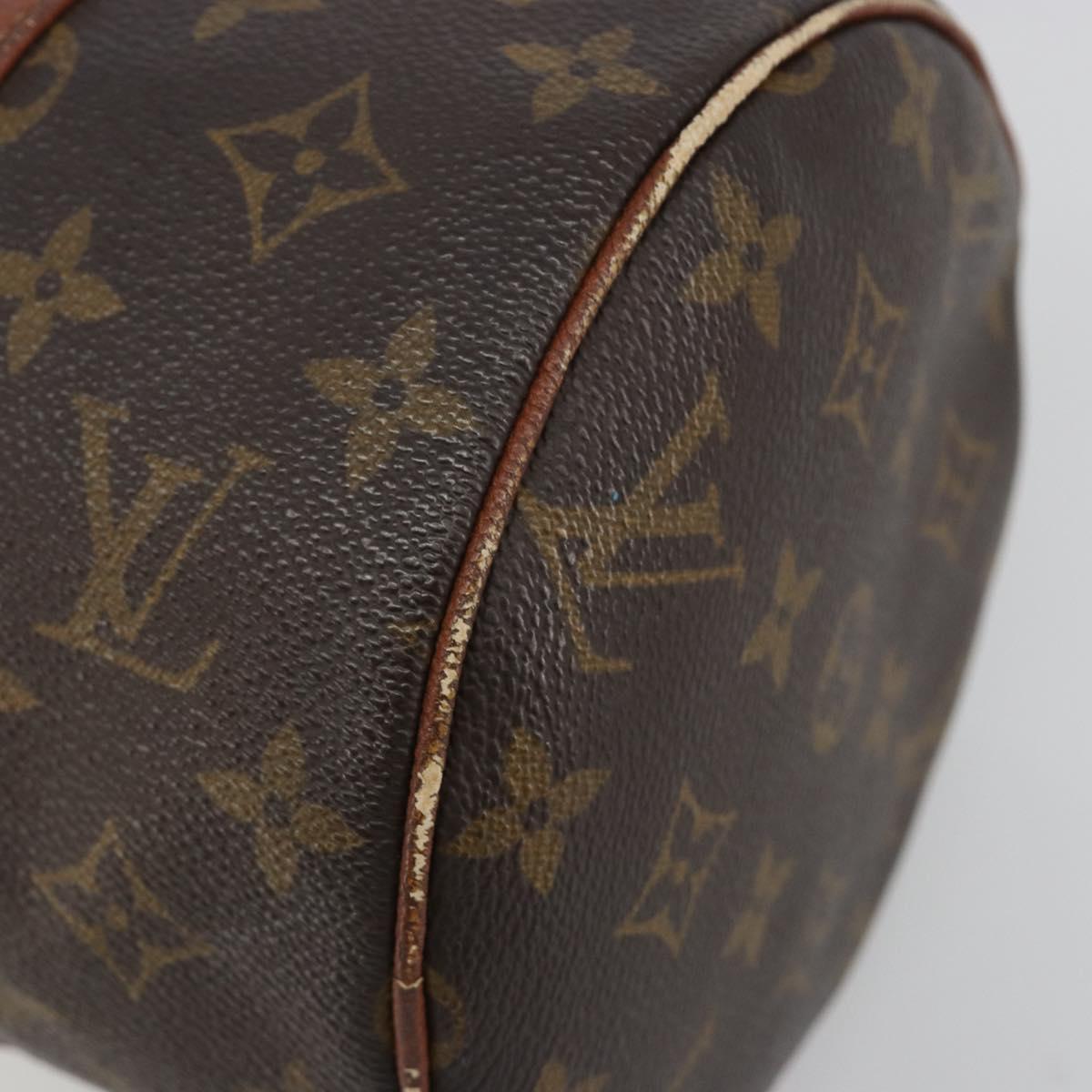 LOUIS VUITTON Monogram Papillon 30 Hand Bag M51385 LV Auth ka4796