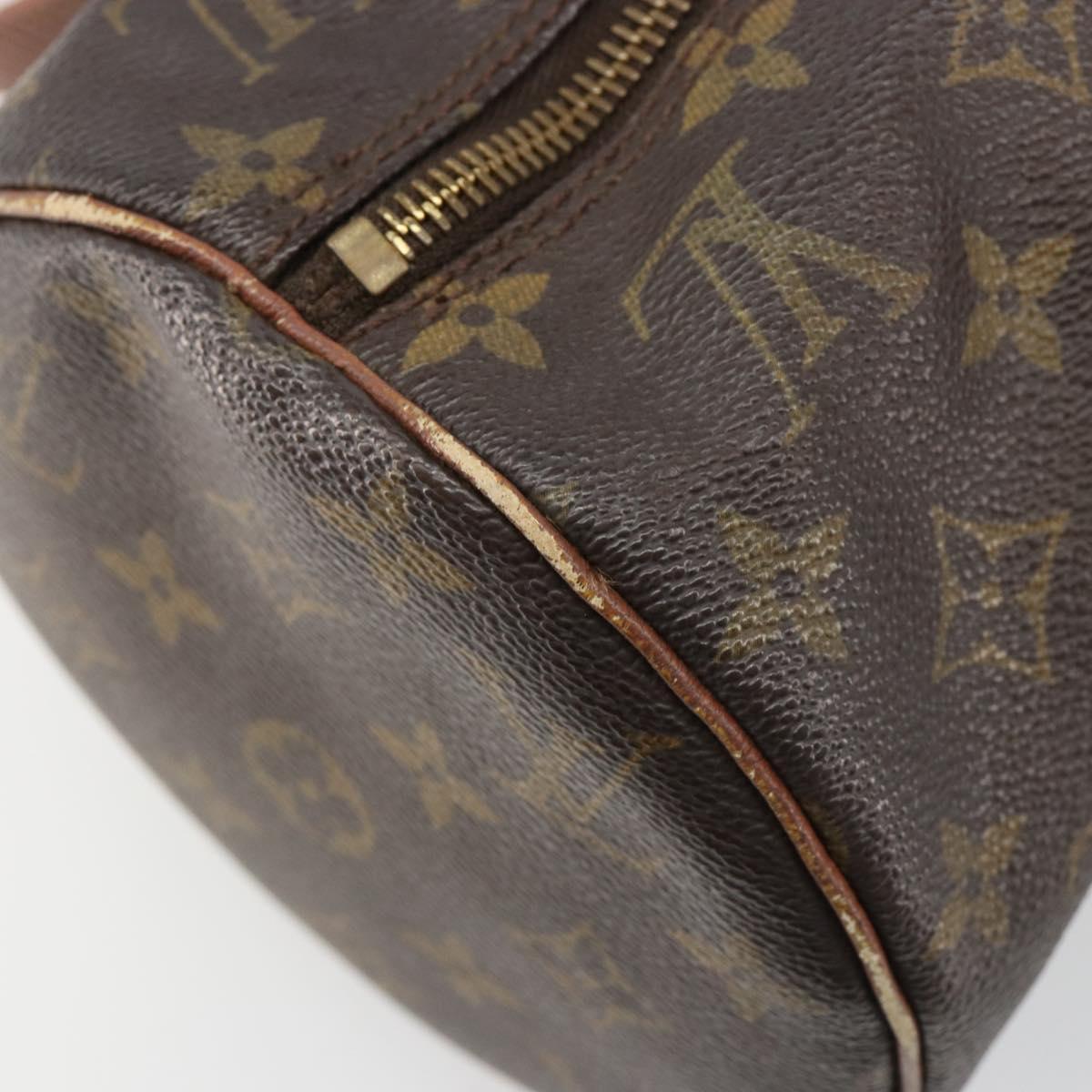 LOUIS VUITTON Monogram Papillon 30 Hand Bag M51385 LV Auth ka4796