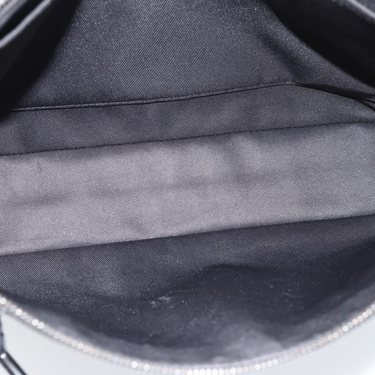 LOUIS VUITTON Monogram Eclipse Glaze Pochette Cosmos Black M63373 Auth ka4815