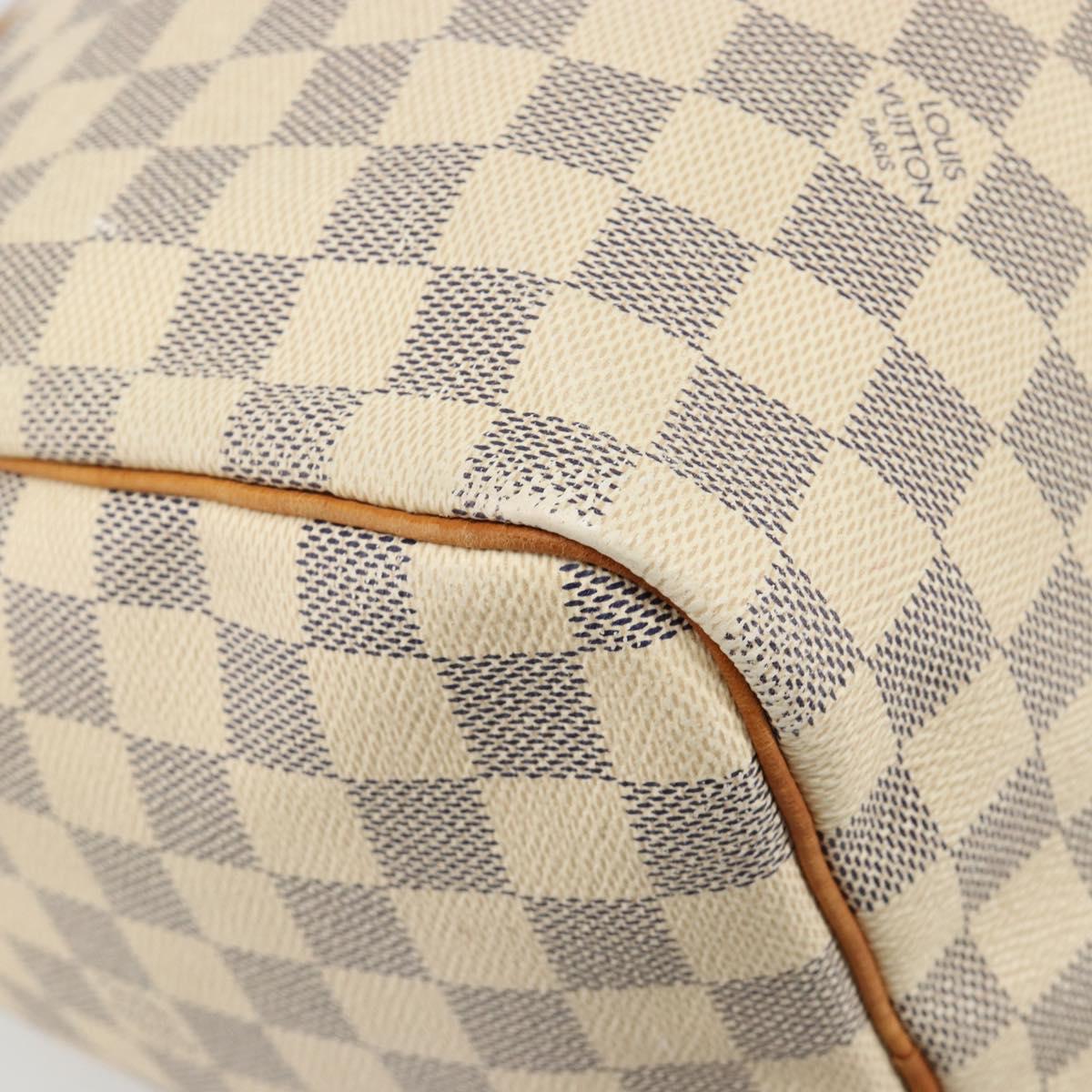 LOUIS VUITTON Damier Azur Speedy 30 Hand Bag N41533 LV Auth ka4831A