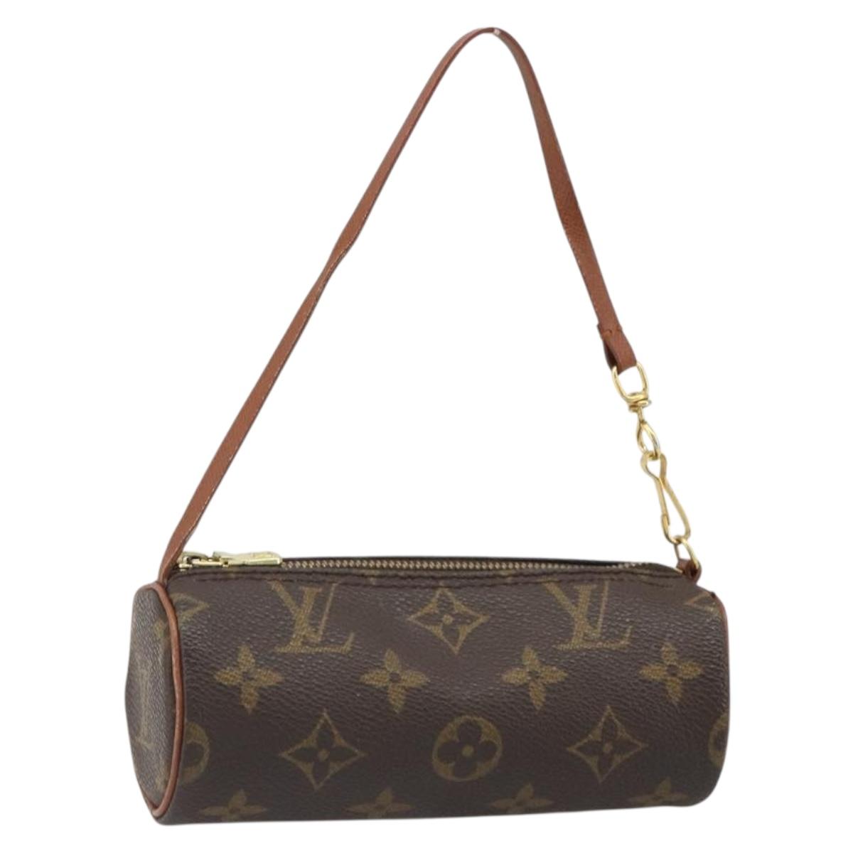 LOUIS VUITTON Monogram Papillon Pouch LV Auth ka4838