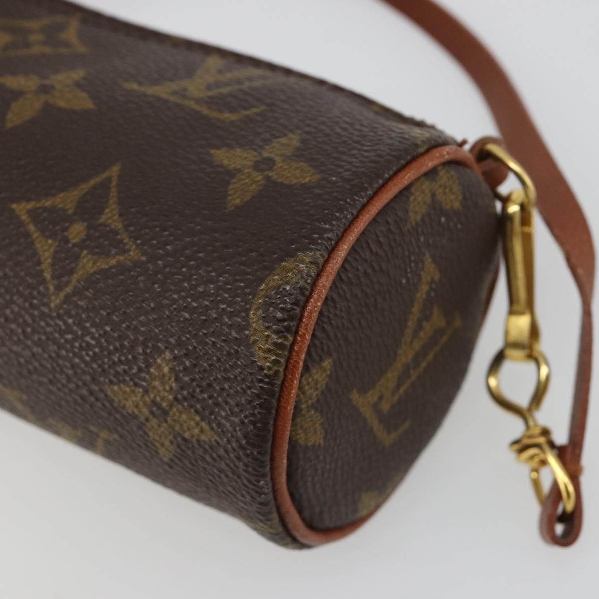 LOUIS VUITTON Monogram Papillon Pouch LV Auth ka4838