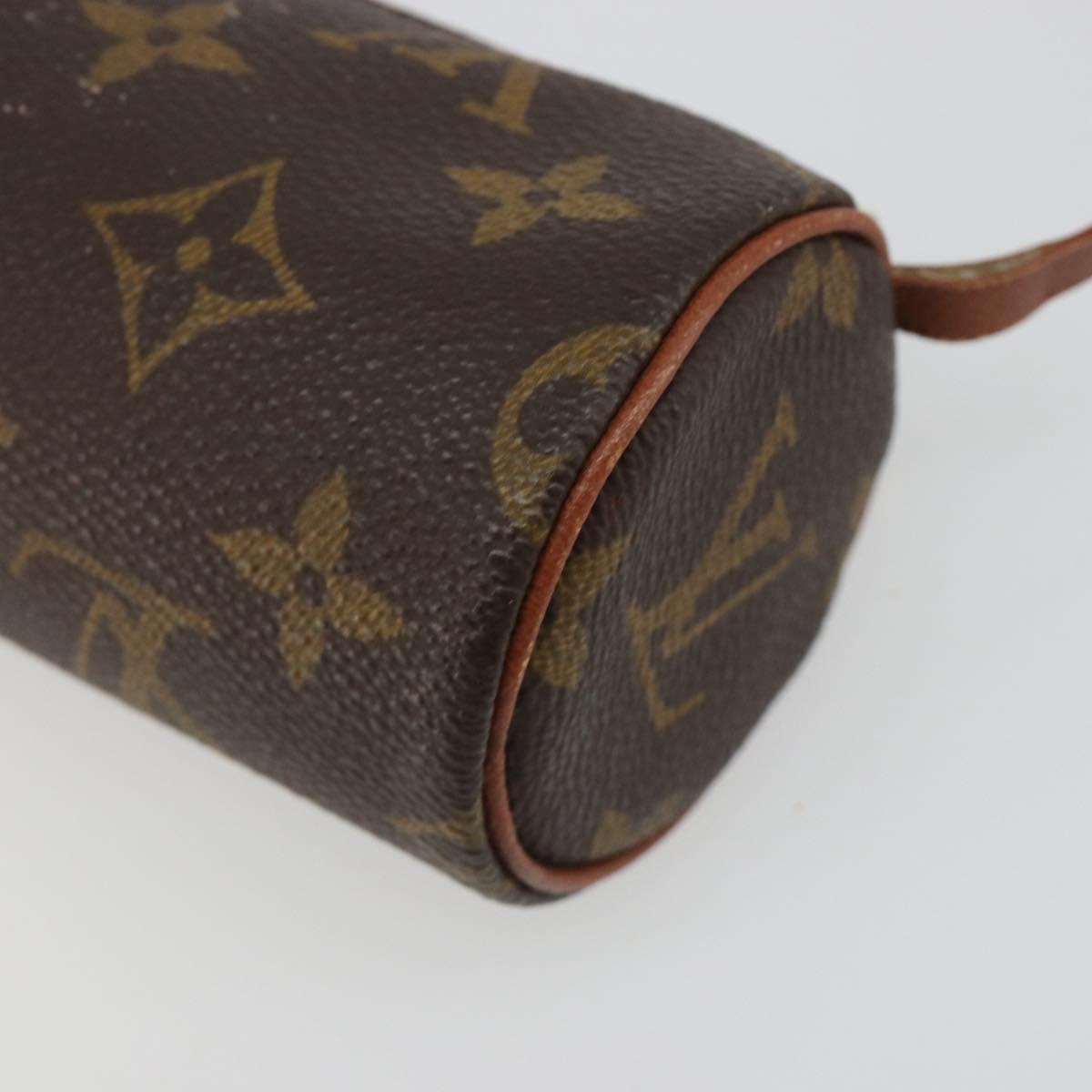 LOUIS VUITTON Monogram Papillon Pouch LV Auth ka4838