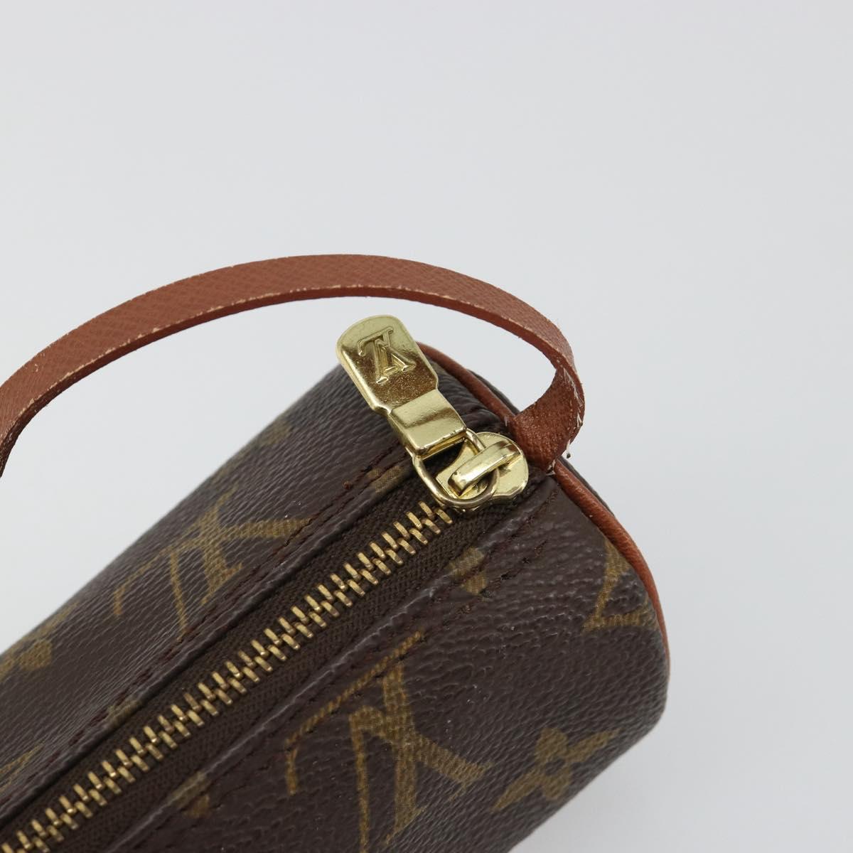 LOUIS VUITTON Monogram Papillon Pouch LV Auth ka4838