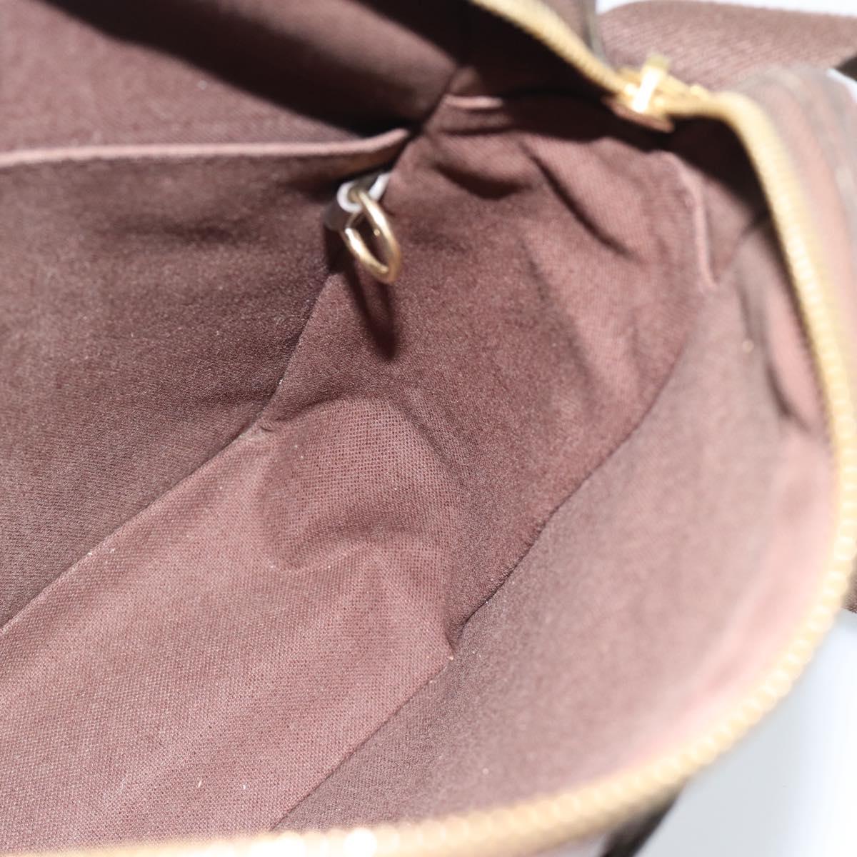 LOUIS VUITTON Damier Ebene Trotteur Beaubourg Shoulder Bag N41135 LV Auth ka4850