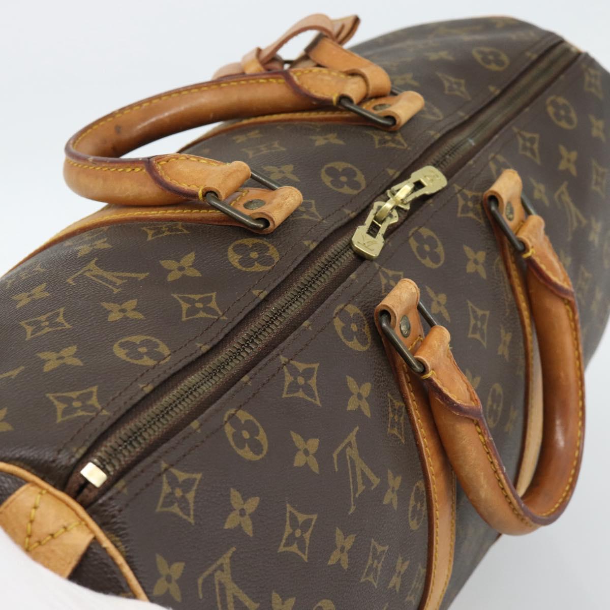 LOUIS VUITTON Monogram Keepall 45 Boston Bag M41428 LV Auth ka4857