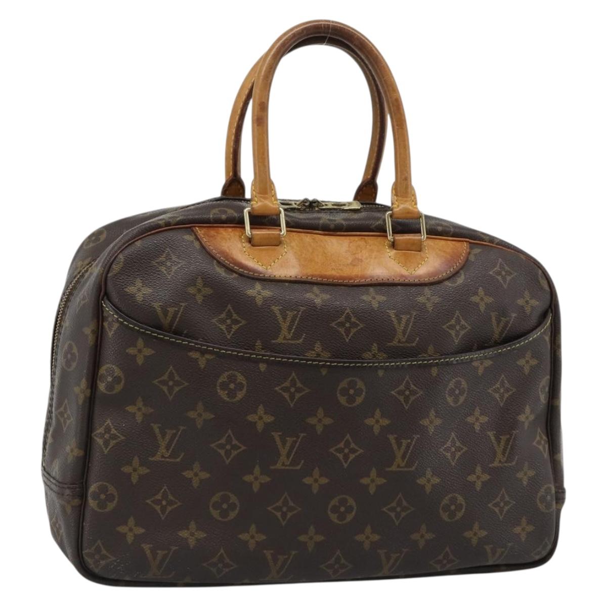 LOUIS VUITTON Monogram Deauville Hand Bag M47270 LV Auth ka4859