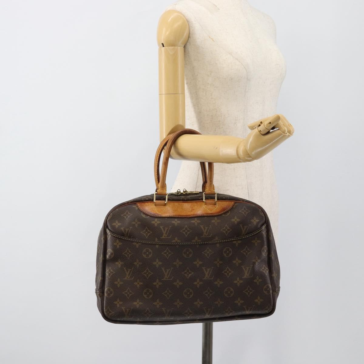 LOUIS VUITTON Monogram Deauville Hand Bag M47270 LV Auth ka4859