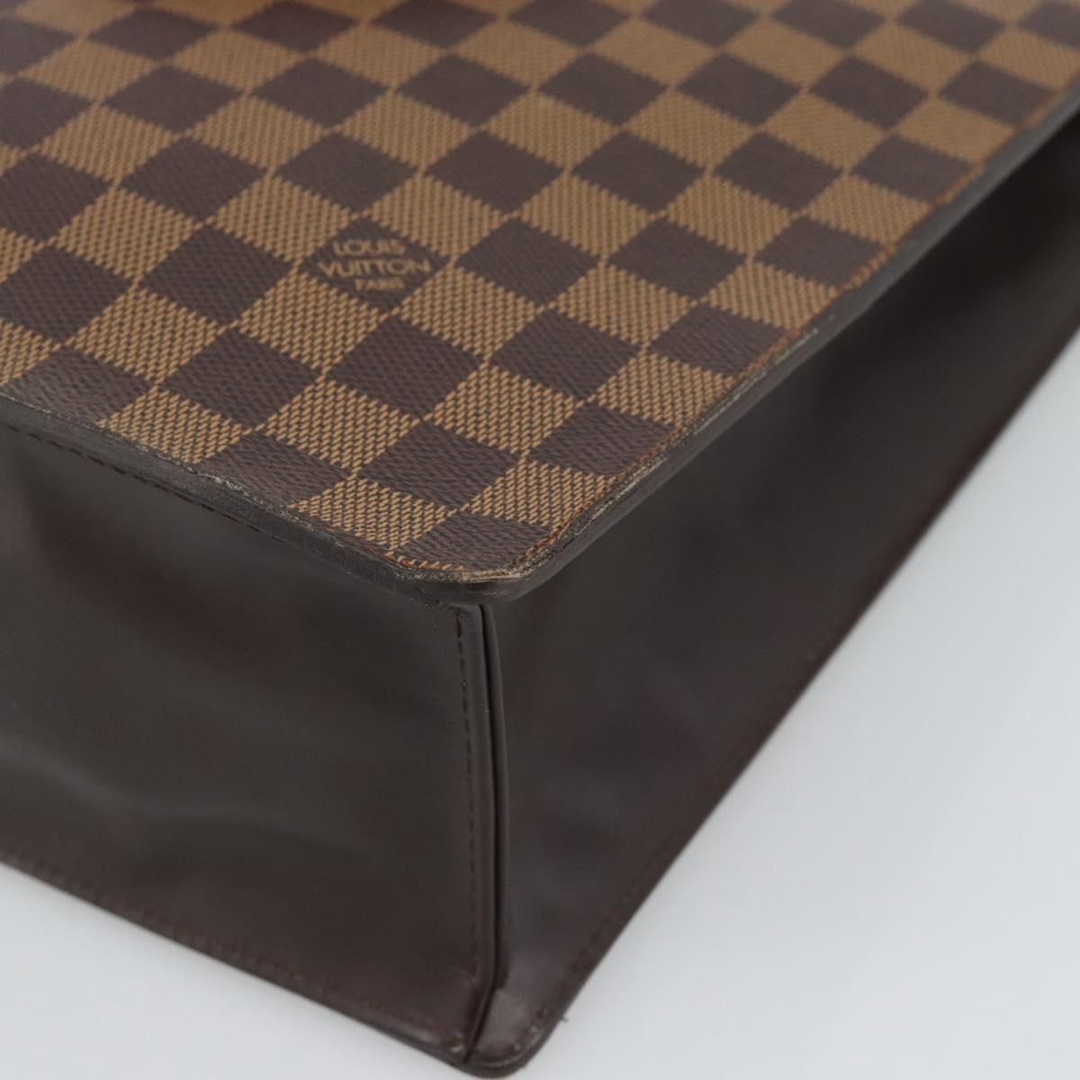 LOUIS VUITTON Damier Ebene Venice PM Hand Bag N51145 LV Auth ka4863