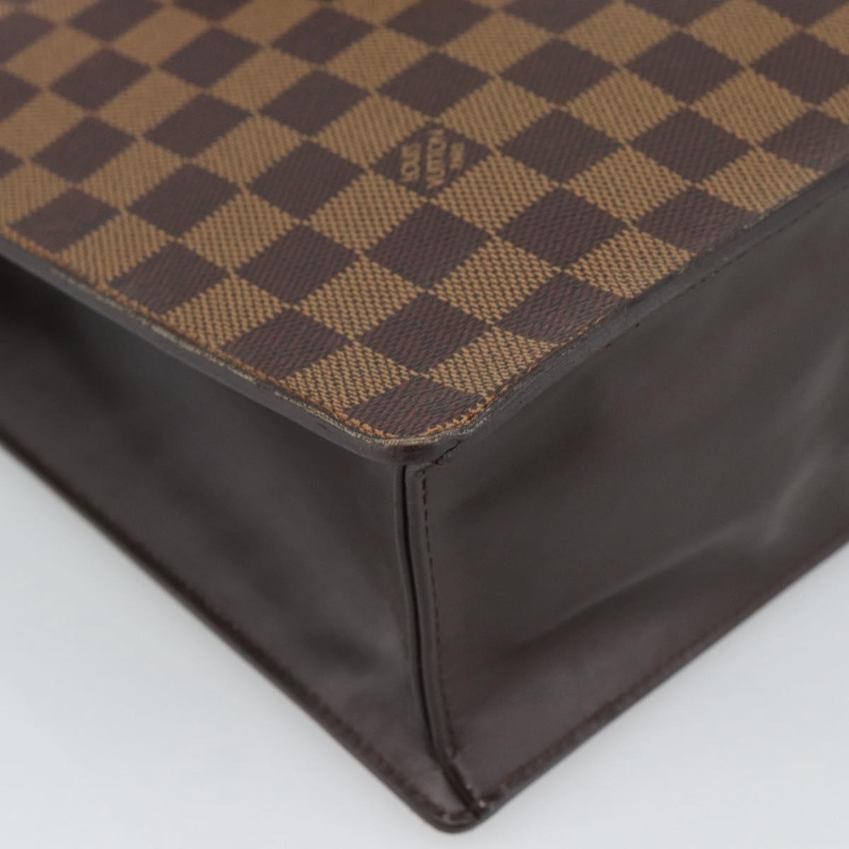 LOUIS VUITTON Damier Ebene Venice PM Hand Bag N51145 LV Auth ka4863