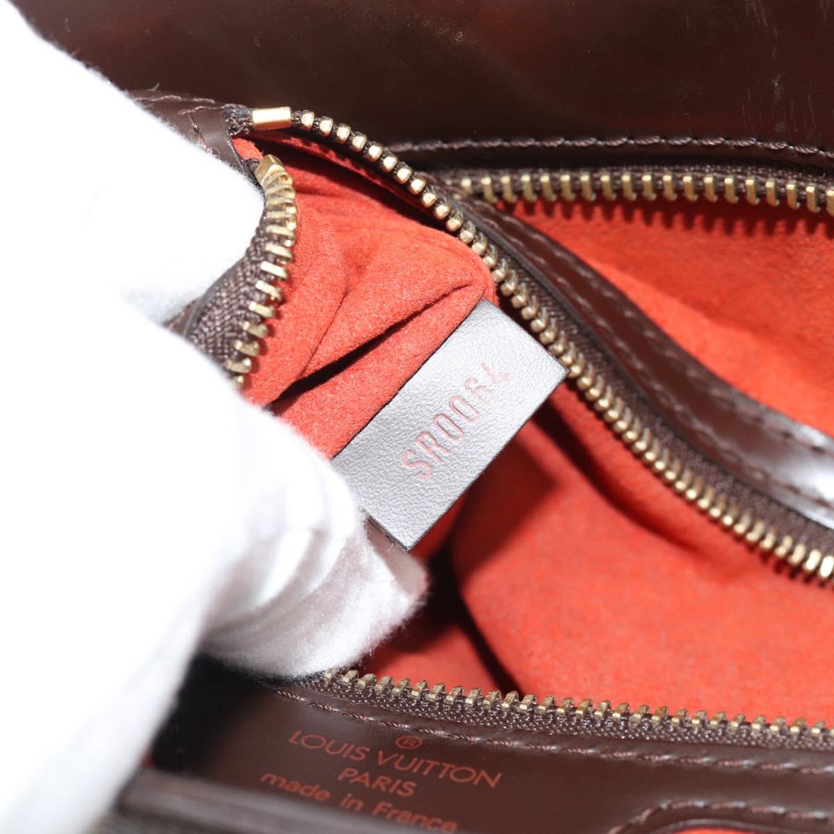 LOUIS VUITTON Damier Ebene Venice PM Hand Bag N51145 LV Auth ka4863