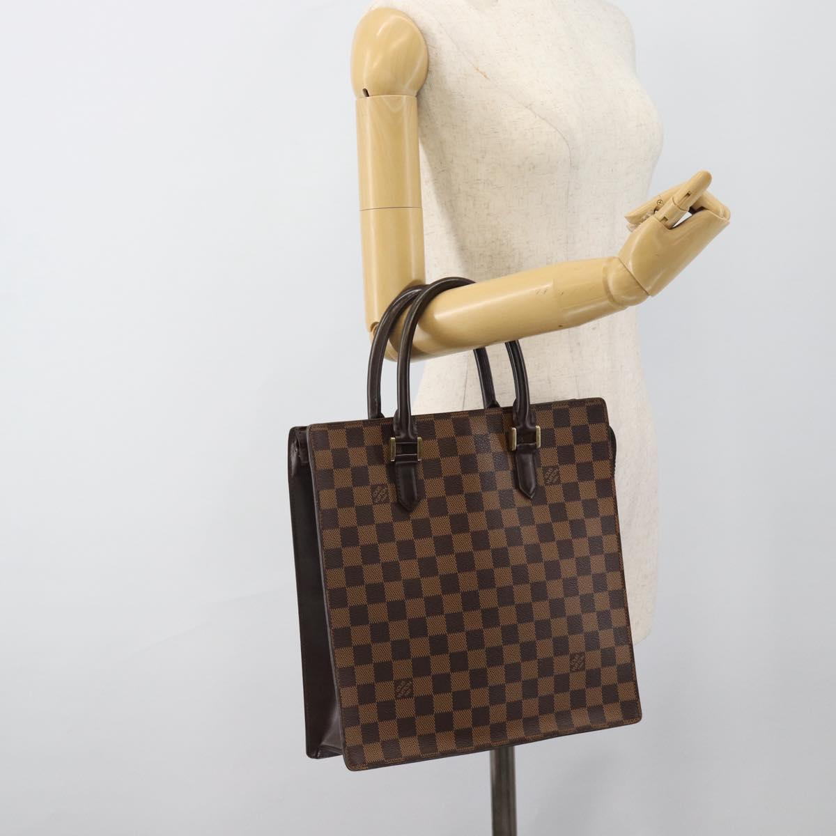 LOUIS VUITTON Damier Ebene Venice PM Hand Bag N51145 LV Auth ka4863
