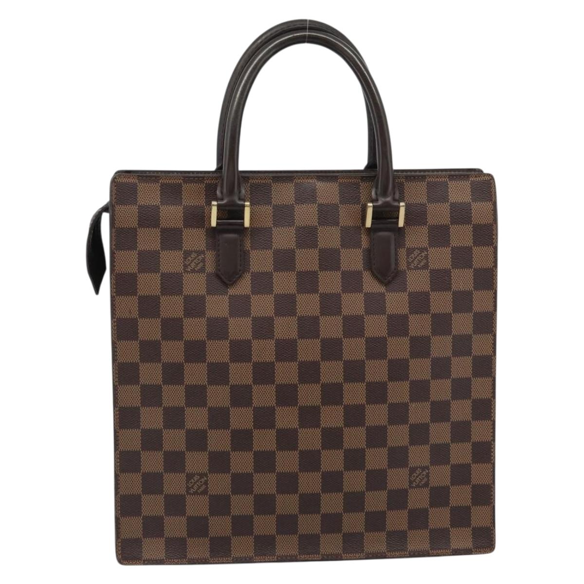 LOUIS VUITTON Damier Ebene Venice PM Hand Bag N51145 LV Auth ka4863