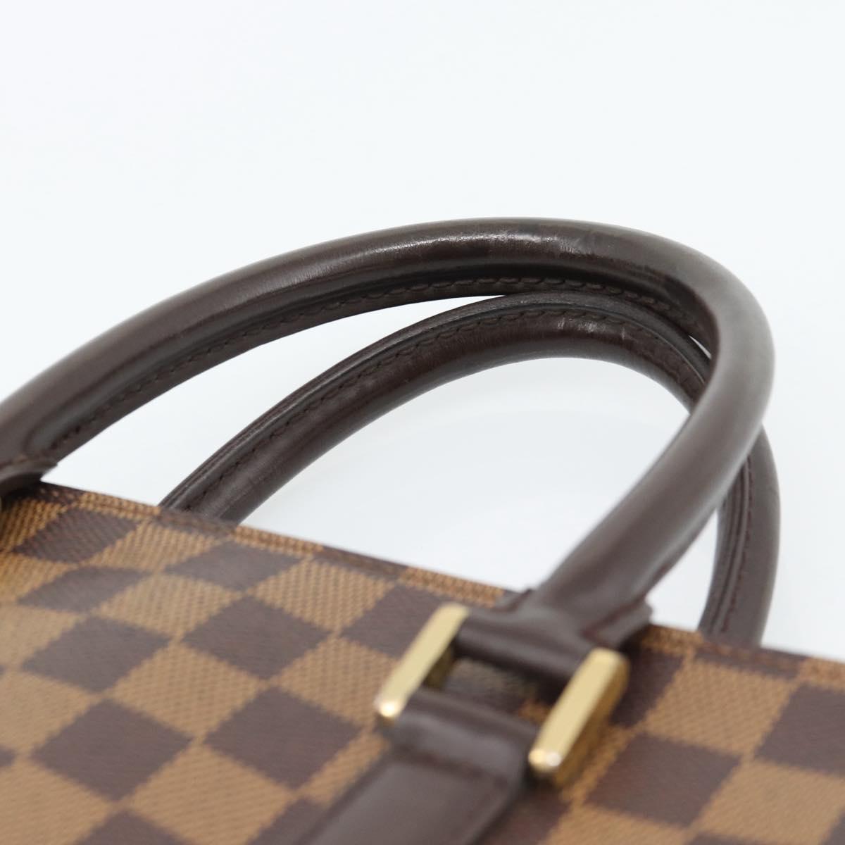 LOUIS VUITTON Damier Ebene Venice PM Hand Bag N51145 LV Auth ka4863