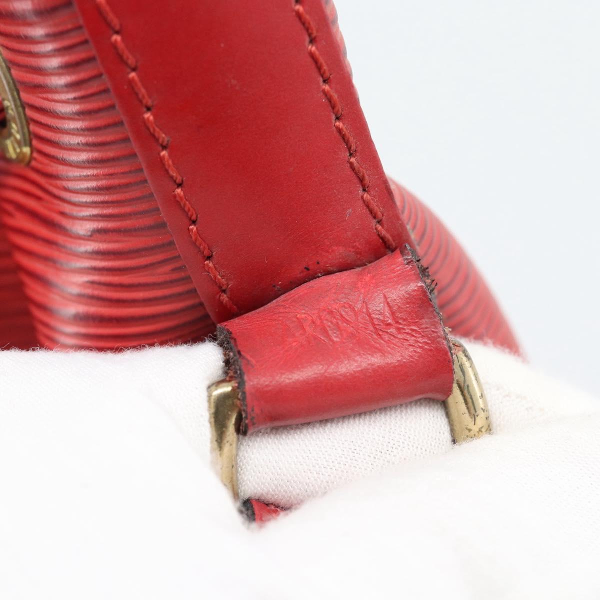 LOUIS VUITTON Epi Petit Noe Shoulder Bag Red M44107 LV Auth ka4880