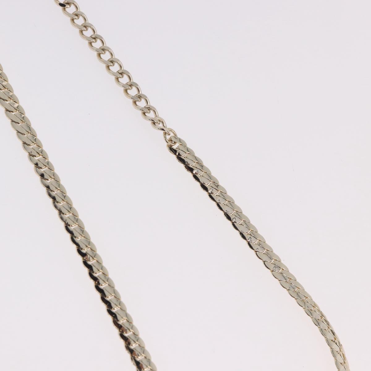 CHANEL Necklace metal Gold Tone CC Auth ka4882SAM